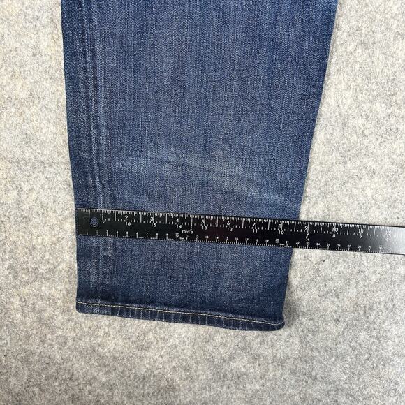 Lucky Brand Jeans Mens 40X30 Medium Wash Blue Denim 363 Vintage Straight Stretch - Picture 10 of 11